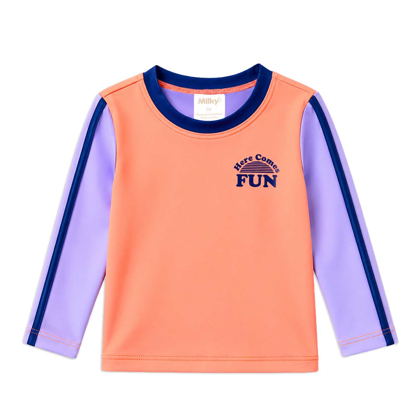 Milky Fun Rash Vest 0-1Y